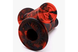 Grips, Half Waffle, RED/BLACK, S.O.S. Captive Grip Co