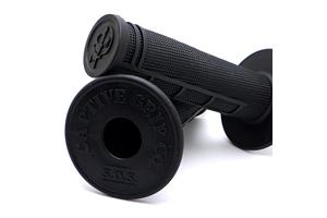 Grips, Half Waffle, BLACK, S.O.S. Captive Grip Co